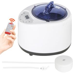 2.6L Sauna Steamer Machine,Portable Steamer for Sauna with Touch Button, Timer Display for Body Relaxation,110V US Plug