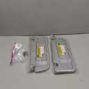 Dasbecan Clear Gray Pair Sun Visor Compatible with Honda Civic 2006-2011 Replaces# 83280-SNA-A01ZC 83230-SNA-A01ZC