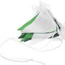 Milisten 10M Solid Color Triangle Bunting Banner Polyester Pennant Flags for Birthday Parties Weddings and Celebrations Easy to Hang Decorative Garland Gradient