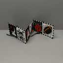 URMYWO Black and White Baby Toys, Tummy Time High Contrast Newborn Toys 0-3 Months, Soft Baby Book, Visual Stimulation Montessori Sensory Infant Toys 0-6-12 Months, Shower Gift for Boys Girls