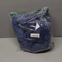 Cathay Home Full Plush Fur Fitted Sheet - Ultra Soft & Thick Plush Fur - All Season Cozy Warmth - 12" Deep Pocket Fitted Sheet Only (Full, Navy)