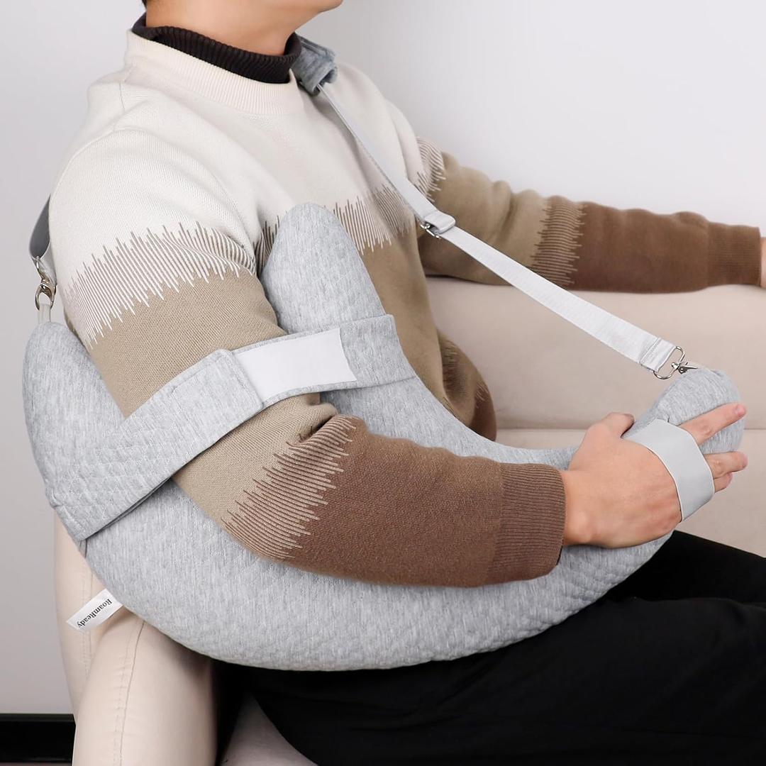 Rotator Cuff Pillow, Post Shoulder Surgery Pillow for Sleeping or Sitting, Shoulder Pain Pillows for Arm Surgery Recovery, Side Sleeper Pillows for Arm Pain and Relie