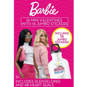 Exchange card Barbie Die Cut stickers 4 Pack