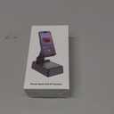 Gifts for Men Women, Phone Stand with Bluetooth Speaker, HD Surround Sound Speaker, Compatible with all iPhone/Android phones iPad Kindle, Cool Gadget Gift for Men Women Dad Mom Christmas Birthday (Black)