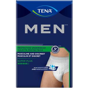 TENA Men Super Plus Protective Underwear, Incontinence, Disposable, Heavy Absorbency, Large/X-Large, 14 Ct