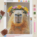 2 Pack DIY 5D Diamond Art Painting Cute Animals 12x16 Inch for Adults Beginners. Round Full Drill Rhinestone Embroidery for Home Wall Decoration