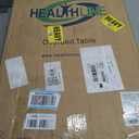 HEALTHLINE Home Adjustable Right Side Bedside Table Overbed Tray