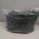 27.5" Artificial Lavender Boxwood Topiary Ball Trees, Set of 2 Fake Shrubs Bushes with Ground Spike, UV Resistant Faux Evergreen Tree for Front Porch Outdoor Garden Decor