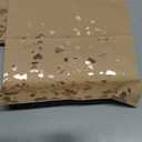 Cooraby 30 Pieces Kraft Paper Bronzing Rose Gold Bags with 48 Stickers Candy Gift Paper Bags for Wedding, Birthday, Tea Party, Gift, and Party Celebrations (Brown)