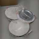 Amico 16 Pack 6 Inch 5CCT Ultra-Thin LED Recessed Ceiling Light with Junction Box, 2700K/3000K/4000K/5000K/6000K Selectable, Dimmable Can Light, 1200LM High Brightness Downlight,15W Eqv 130W,ETL