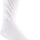 Stance Icon Classic Casual Crew Socks 3-Pack, Cotton Blend and Cushioning Arch Support (White, XL)