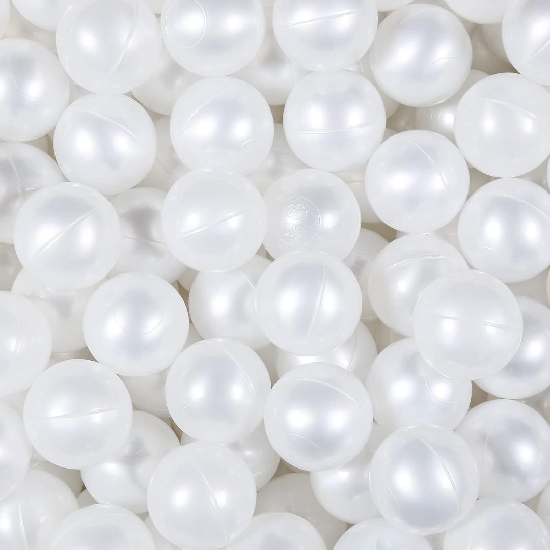 Realhaha Ball Pit Balls 50 100 200 500 Play Balls Plastic Balls for Baby Girls Toddlers Kids Play Tent Pool Playhouse Playpen Party Decoration