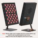 Red Light Therapy for Face, Upgraded 80 LEDs 660nm & 850nm Red Light Therapy Panel for Body at Home