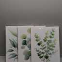 TutuBeer Botanical Plant Canvas Wall Art Botanical Pictures Wall Art Sage Green Eucalyptus Leaf Print on Canvas Minimalist Aesthetic Bedroom Artwork for Bathroom Bedroom Living Room Office 12"X16"X3