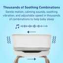 Graco SmartSense Soothing Baby Bassinet Smart Newborn Bassinet Detects and Automatically Responds to Baby's Cries For Newborn Babies to 6 Months, Crib