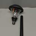 GIGALUMI 8 Pack Solar Pathway Lights, Solar Garden Lights Outdoor Warm White, Waterproof Led Path Lights for Yard, Patio, Landscape, Walkway (Black)