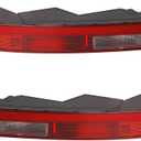 1 Pair Rear Bumper Reflectors Light Stop Brake Tail Lights Compatible With Audi Q5 2018 2019 2020 2021 Replaces 80A945069A 80A945070A AU2800123 AU2801123