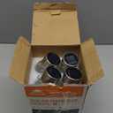 GIGALUMI 8 Pack Solar Outdoor Hanging Lights - Warm White LED, Water Resistant, Glass, Rechargeable Battery