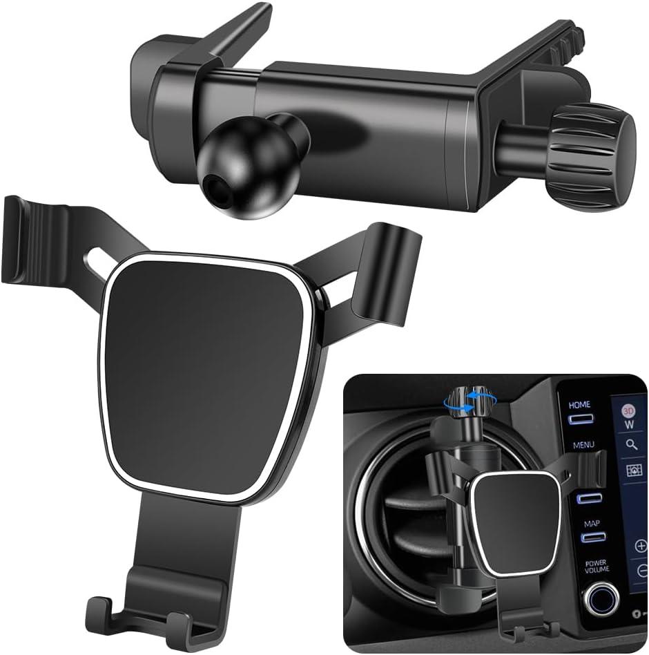 Car Phone Mount Holder for Toyota RAV4 2001-2018Tacoma 2016-2023Corolla 2017-2019Kia Stinger 2018-2023 Auto Accessories Navigation Bracket Interior Circular Air Vent Mobile Cell Phone case