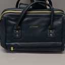 LOVEVOOK Leather Laptop Backpack for Women 15.6 inch, Travel Purse Nurse Teacher Backpack Computer Laptop Bag, Professional College Business Work Bag Carry On Backpack with USB Port, Dark Green