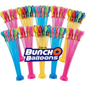 ZURU BUNCH O BALLOONS - 350 Rapid-Fill Crazy Color Water Balloons (10 Pack) 