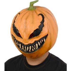 Creepy Pumpkin Mask, Scary Pumpkin Head Mask For Halloween Costume Party Props Adult Men Women