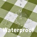 Tassel Water-Resistant Checkered Table Cloth 58x84 Inch - Farmhouse Rustic Fringe Gingham Tablecloth, Rectangle Buffalo Plaid Table Cover for Kitchen Picnics, Gardens and Parties