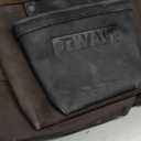DEWALT Leather Tool Belt Organizer with 18 Pockets, Heavy Duty Construction (DWST550113) (One Size)