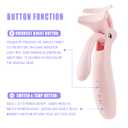 Pinkiou Heated Eyelash Curler for Women,Fast Heat up,Electric Eyelash Curler with Color-Changing Silicone Pad & Overlay Heating, USB-C Rechargeable,2 Temperature Control,Long-Lasting Lash Curler