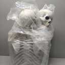 2 Pack 5.4Ft Halloween Skeletons Posable Skeletons Life Size Full Body Bones with Movable Joints for Halloween Decorations White