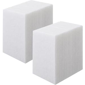 Hoolerry 40 Pcs White Scrub Pads Light Duty Scouring Non Woven Pad Non Scratch Abrasive Hand Multipurpose Scouring Sponge Multi Surface Scrubber Pads for Cleaning Polishing Home(4 x 6 Inch,White)