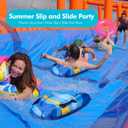 Inflatable Boogy Boards for Beach Travel Toys, 30 Cavas Slip Slide Water Park Body Surfing Board with Handles, Summer Fun Water Pool Game Toys for Kids 4,8,12 Ages, Pcs
