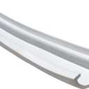 White RV Marine Camper Vinyl 5/8" x 50' Trim Molding Flexible Screw Cap Cover (50 ft, White)