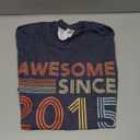 Nine 11yr Bday Son Boy Funny 2015 11th 11 Year Old Birthday T-Shirt S