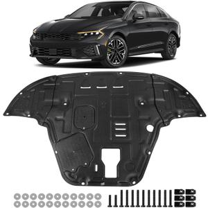 Engine Splash Shield Fit for Kia K5 2021-2025, Engine Under Cover Case Guard Front Splash Shields with Screw Hardware