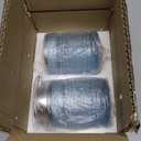 Tonxus Blue Bathroom Accessory Sets, Glass Toothbrush Holder and Soap Dispenser for Bathrooms, Foaming Hand Soap Dispenser, Toothbrush and Toothpaste Cup Holder, Soap and Toothbrush Holder Set