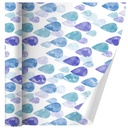 GRAPHICS & MORE Watercolor Raindrops Pattern Gift Wrap Wrapping Paper Rolls