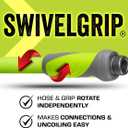 Flexzilla Garden Hose with SwivelGrip, 5/8 in. x 25 ft., Lightweight All-Weather Water Hose, Durable and Flexible, Leak-Free Connections