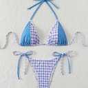 Sexy Bikini Sets for Women Two Piece Bathing Suit Halter String Triangle Small