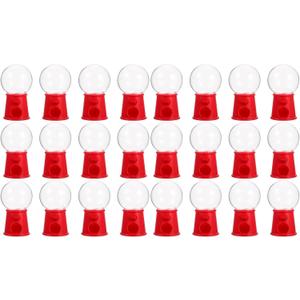 Amosfun Mini Gumball Machine Candy Dispenser 24Pcs Plastic Twist Vending Machines for Party Favors Easter Decorations 2.79 X 2.75 X 1.37 Inches