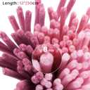 300Pcs Pastel Pink Pipe Cleaners Craft Bulk, 12'' Long 0.3'' Thick Fluffy Chenille Stems Set for Flowers, 3 Assorted Colors Fuzzy Sticks for DIY Art, Gifts Making & Festive Decorations