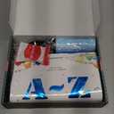 76pcs Happy Birthday Balloon Banner, Blue Balloons Letters, Personalized 16" Mylar Foil Birthday Decorations includes 2 Sets A- Z, 1 set Number 0-9 and "HAPPY BIRTHDAY" letters (with Balloon Pump)