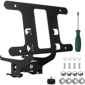 Front License Plate Holder for 2024 2025 Tesla Model 3 Highland, No Drill/No Adhesive License Plate Frame, Anti-Theft Lock, OEM Fit, Anodized Aluminum Bracket