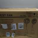 NovaMist Misting Fan, Medium, MD-F868, Black