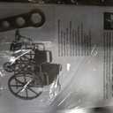 Medline Excel Extra-Wide Bariatric Wheelchair For Adults and Seniors with 24" Wide Seat, Supports up to 500 lbs