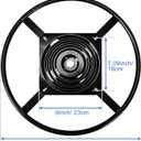 22" Recliner Ring Base Heavy Duty Metal Chair Sofa Furniture Swiveling Bottom Replacement Part with 10 inch Plate