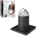 Sharper Image® Wireless Hair Vacuum, Powerful Suction for Grooming Clean-Up, One-Touch Operation, Easy-Clean Nozzle, Charging Base, Ergonomic Comfort Grip with Soft-Touch Finish, Rechargeable Battery