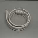 SUNMON Silicone Door Draft Stopper, 39in Upgraded Door Slide-On Under Door Seal Blocker, Under Door Sweep Weather Stripping3.25FT White