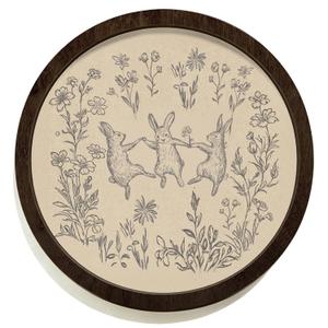 SkyCozy Easter Bunny Nursery Wall Art Decor 10x10 Inch set of 4