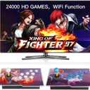 FVBADE[24000 in 1] W88 pro Pandora Box Arcade Game Console WiFi Function to Add Games Compatible PC & Projector & TV ,3D Games 4 Player Category Favorite List Save/Search/Hide/Pause/Delete (Separate)